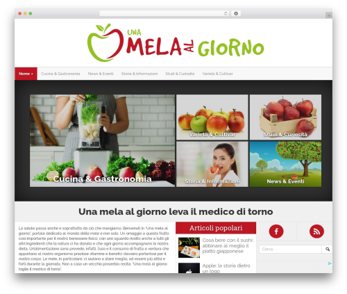WordPress theme Wordpress Bootstrap - unamelaalgiorno.com