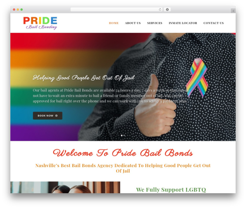 WordPress theme Bridge - pridebailbonds.com