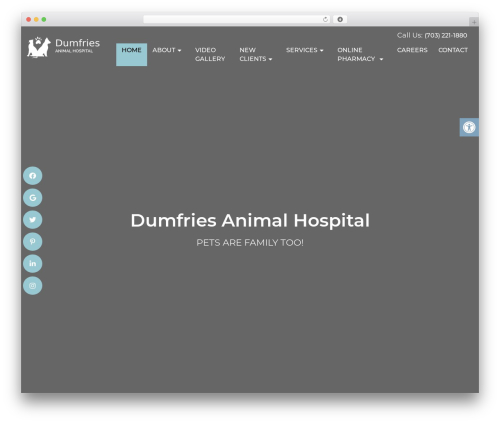 WordPress theme Parent Theme - dumfriesanimalhospital.com