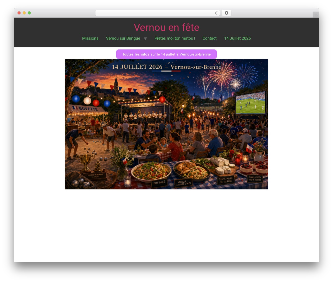 WordPress website theme Hello Elementor - vernou.net