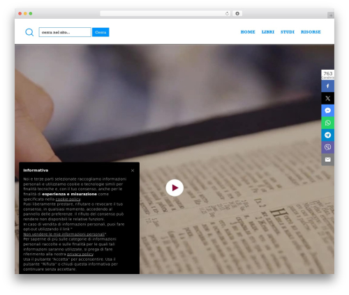 Cristoregna WordPress theme - cristoregna.it