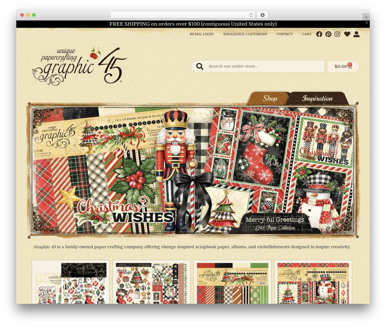 Graphic 45 free WP theme - g45papers.com Graphic 45 free WP theme - g45papers.com