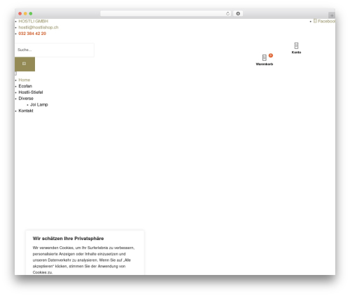 Huntor theme WordPress - hostlishop.ch