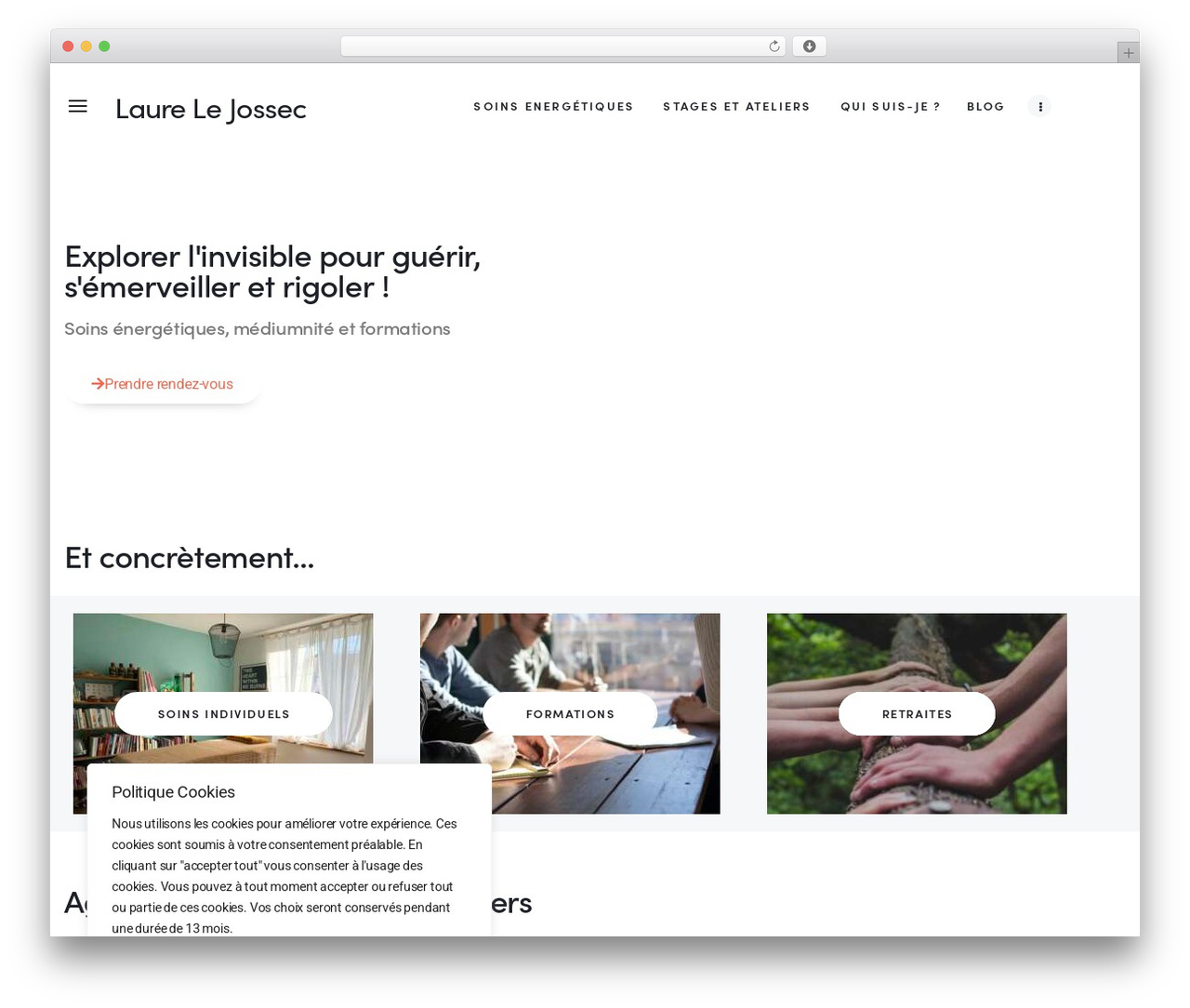 Kicker theme WordPress - laurelejossec.fr
