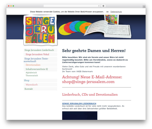 Theme WordPress Singe Jerusalem - singe-jerusalem.com