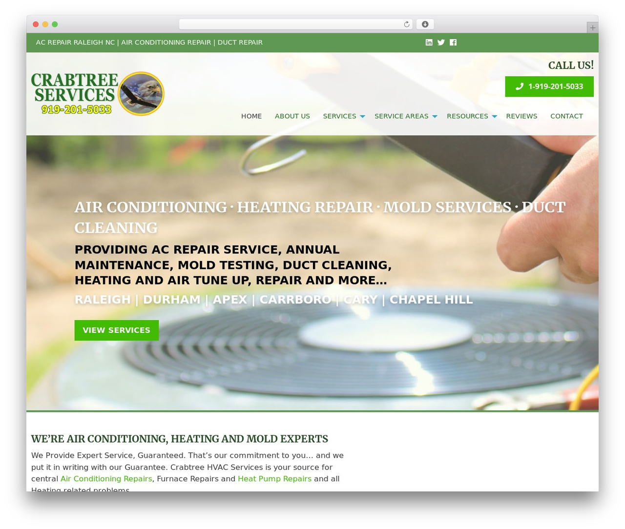 WordPress website theme kdw-framework4 - crabtreeservices.net