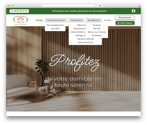 WP theme Bootstrap 5 - domconfort.com