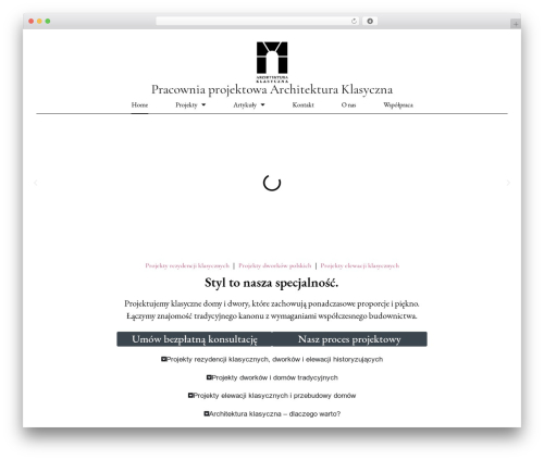 Elementor carousel auto width master WordPress plugin - architektura-klasyczna.pl
