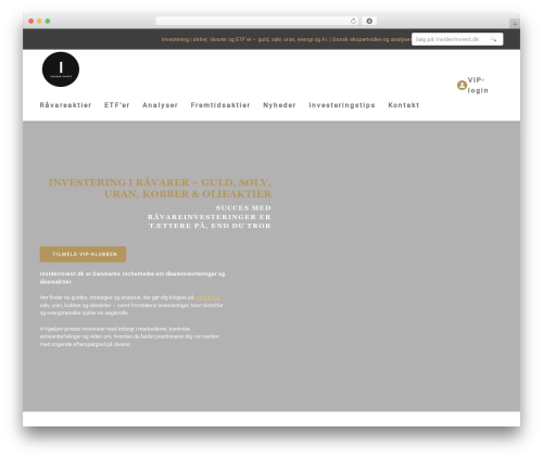 Webamp theme theme WordPress - insiderinvest.dk