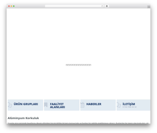WP theme Candidate - aluminyumkorkuluk.org