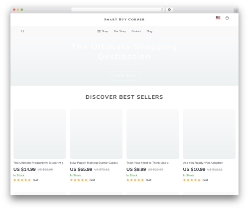 Botticelli WordPress shopping theme - smartbuycorner.shop