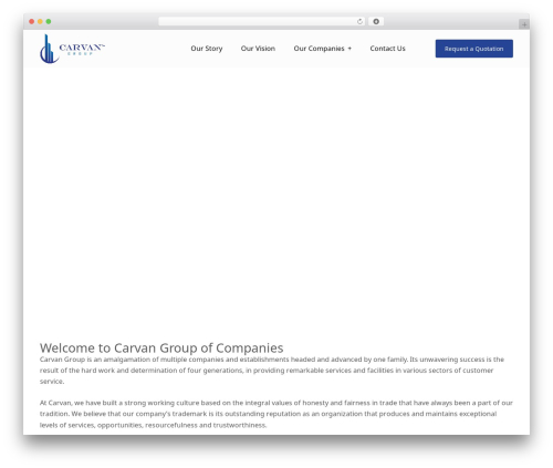 Braintech theme WordPress - carvangroup.com.pk