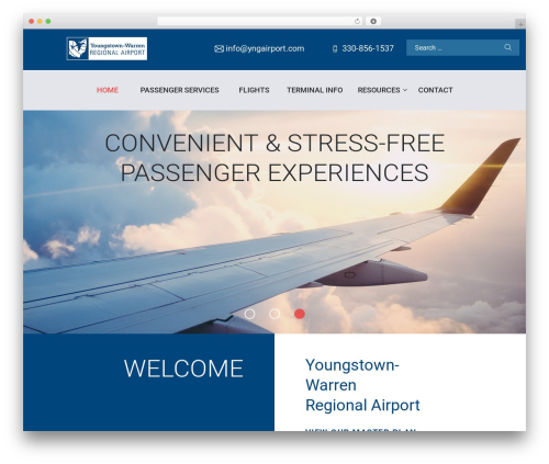 Cherry Framework theme WordPress - yngairport.com