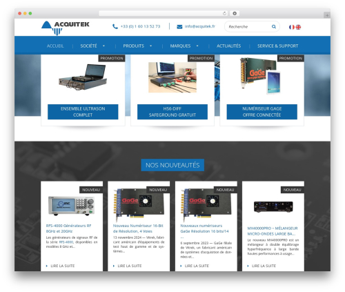 CVMH WordPress theme - acquitek.fr