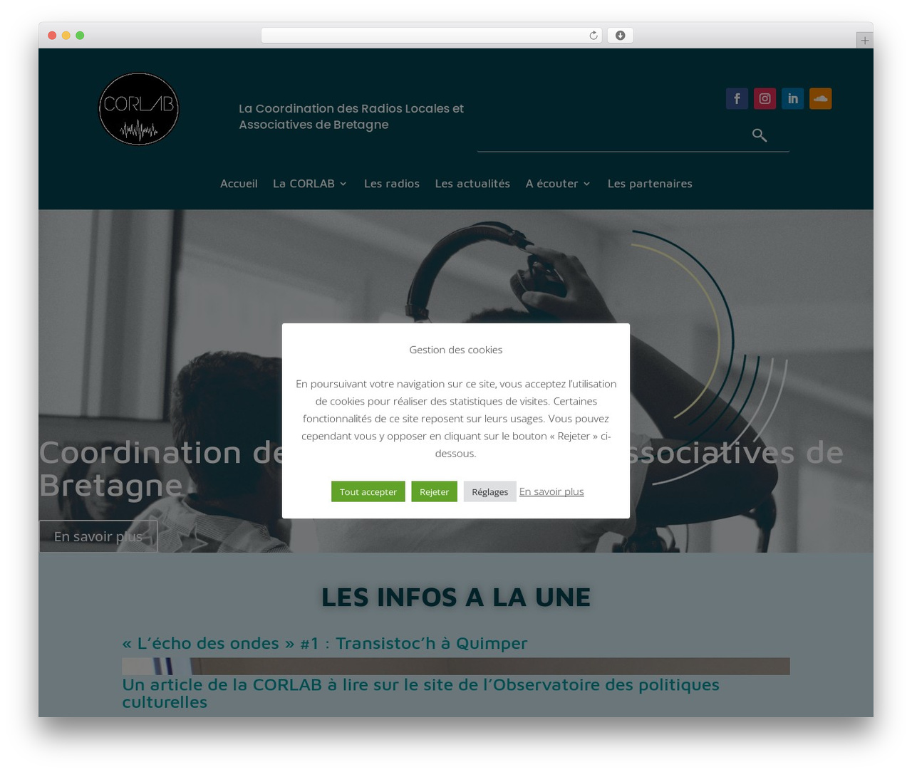 Thème conseil prospectif WordPress theme - corlab.org
