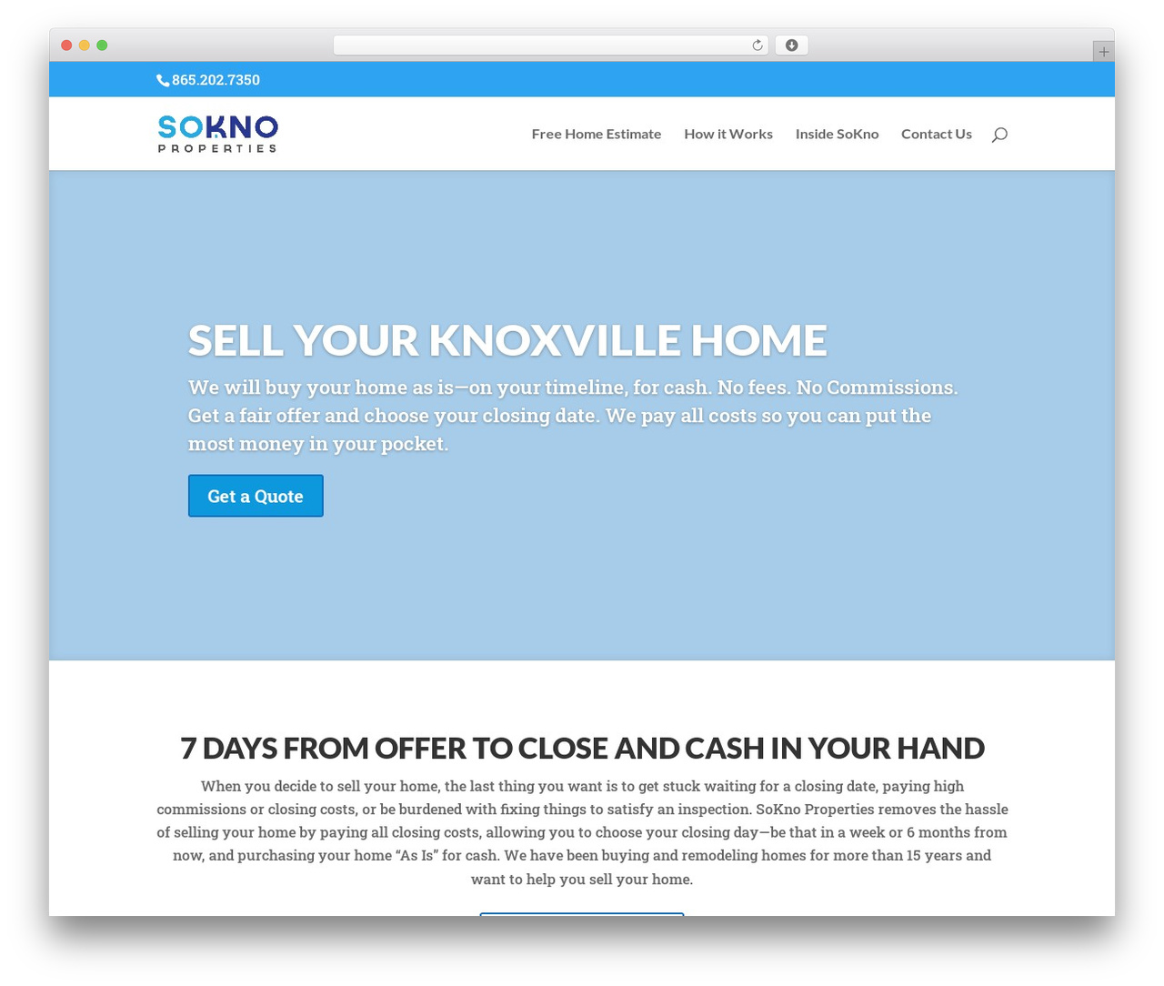 Divi WordPress theme - soknoproperties.com