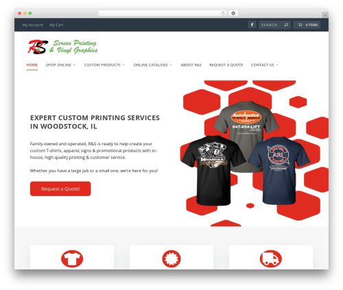 Extra WordPress theme - randsonline.com