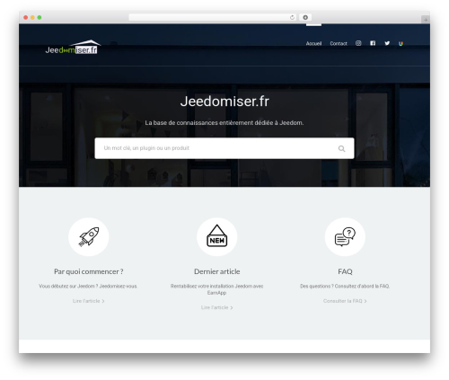 Flatbase theme WordPress - jeedomiser.fr