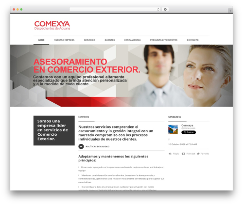 Goodwork WordPress theme - comexya.com