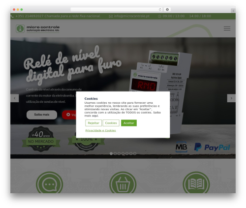 Greenify WordPress theme - microcontrole.pt