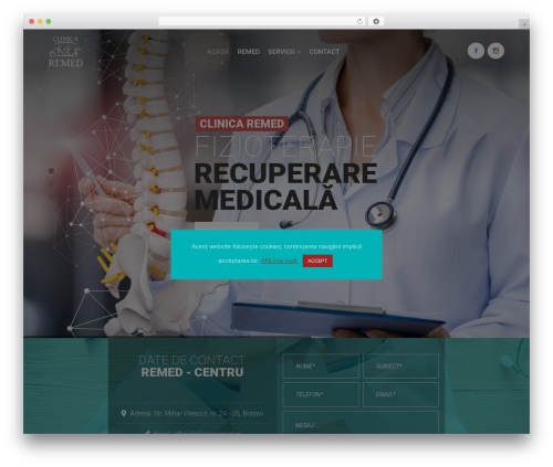 medix medical WordPress theme - clinicaremed.ro