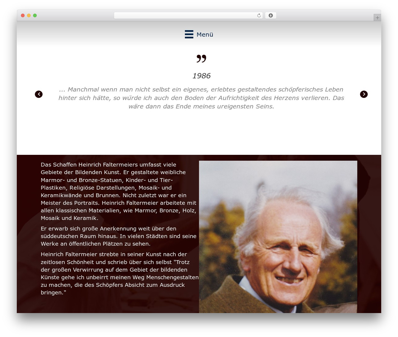 WordPress theme Beaver Builder Theme - bildhauer-faltermeier.de
