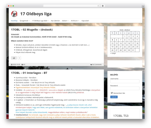 WordPress theme NEBlue - 17obl.hu