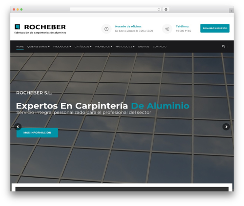 Construction WordPress theme - rocheber.com