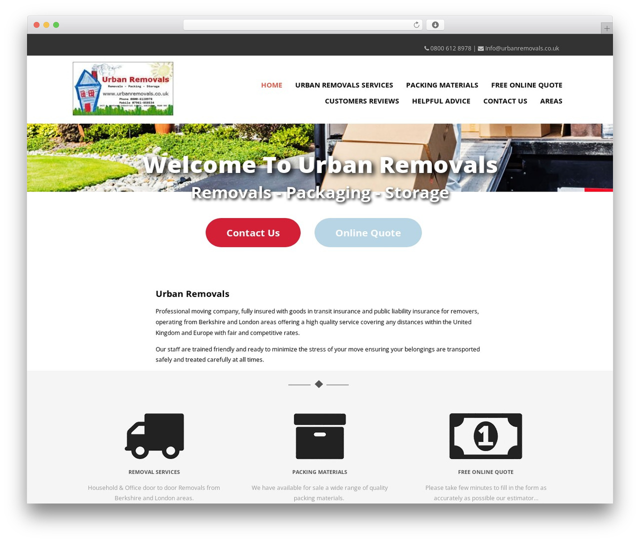 Optimizer Child WordPress theme - urbanremovals.co.uk