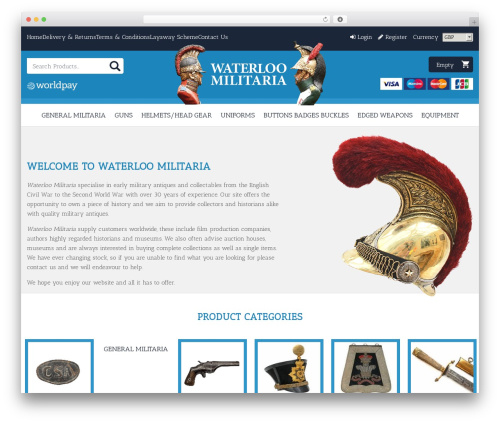 Priority Pixels premium WordPress theme - waterloomilitaria.com