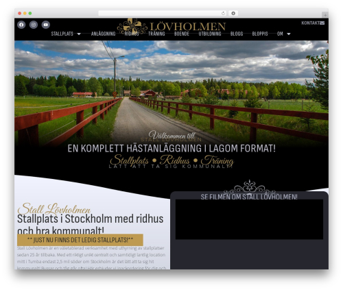 Site builder WordPress plugin - lovholmen.se