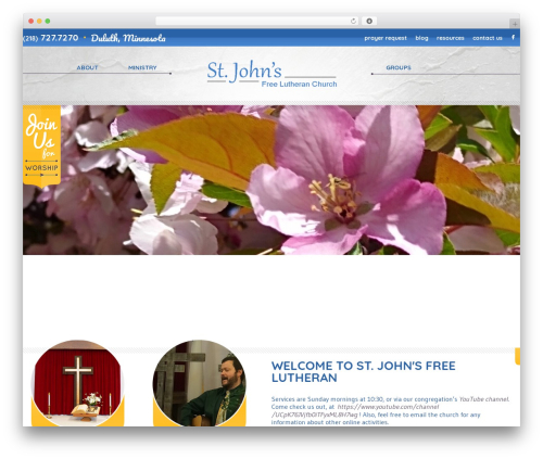 WP theme Faster Solutions (FSOL) - stjohnsfreelutheran.com