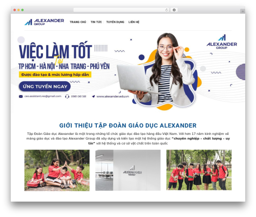 Alexander WordPress theme - alexander.edu.vn