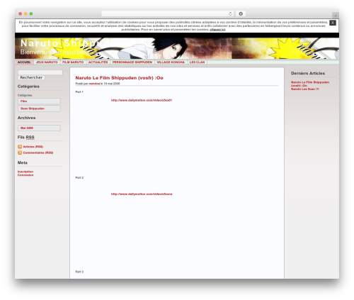 Andreas WordPress theme - narutoz.unblog.fr