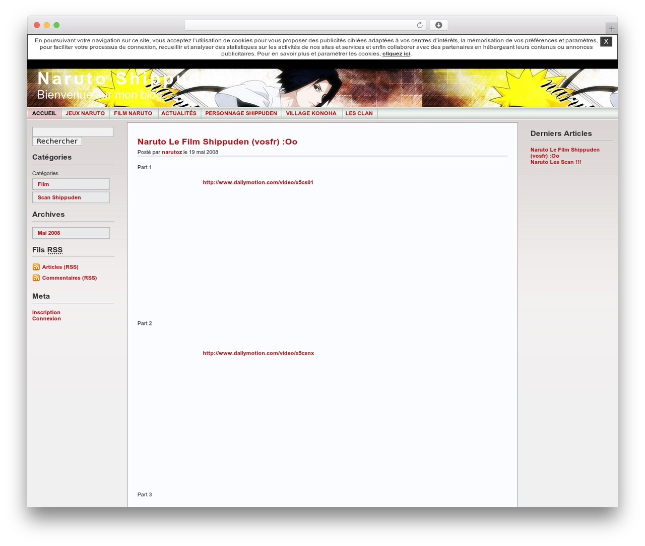 Andreas WordPress theme - narutoz.unblog.fr