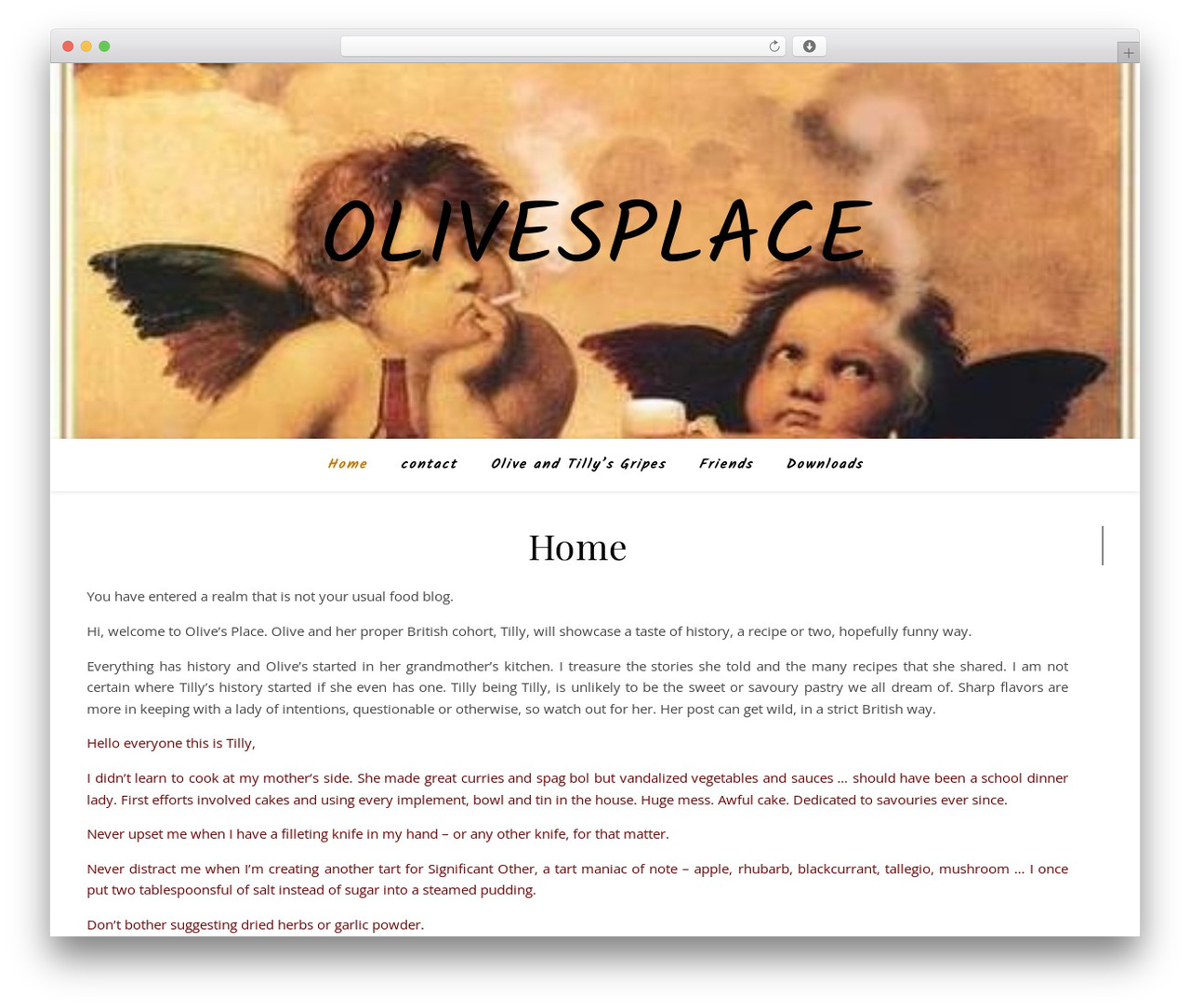 Ashe theme WordPress free - olivesplace.com
