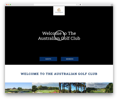 Australian Theme (MiClub) WordPress theme - australiangolfclub.com
