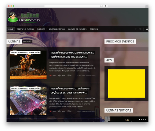 Beaton WordPress theme - clickrp.com.br