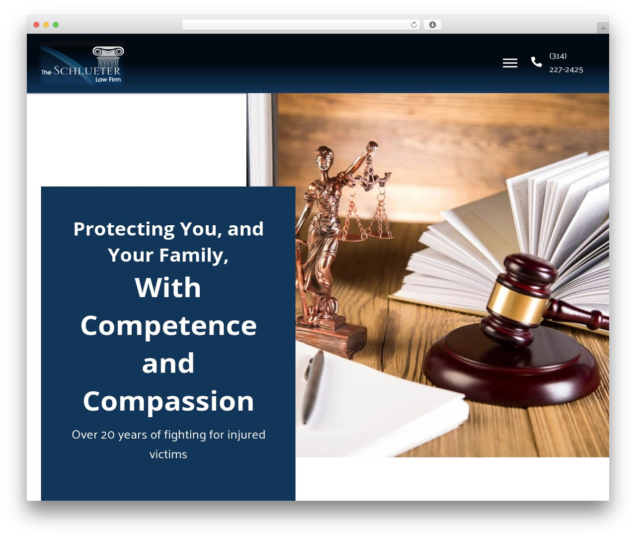 Beaver Builder Theme company WordPress theme - schlueterlaw.com