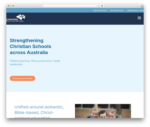 CEN WordPress theme - cen.edu.au