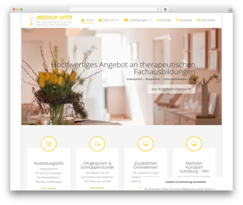 Divi WordPress theme - medicavita.de