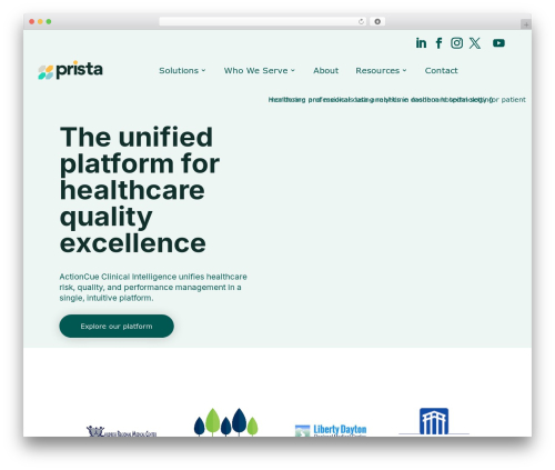 Divi WordPress theme design - pristacorp.com