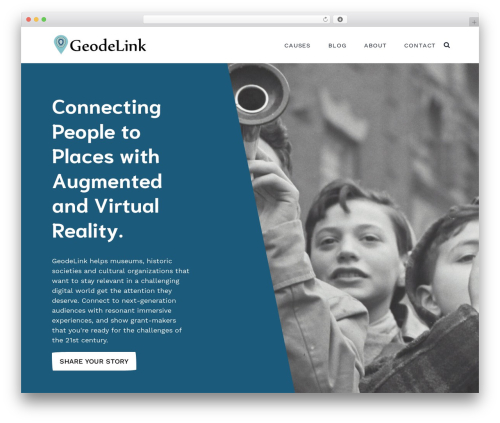 elephant WordPress theme - geode.link