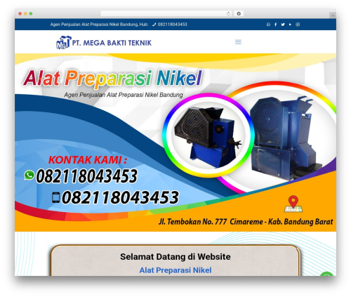 GE.TC WordPress theme design - alatpreparasinikel.com