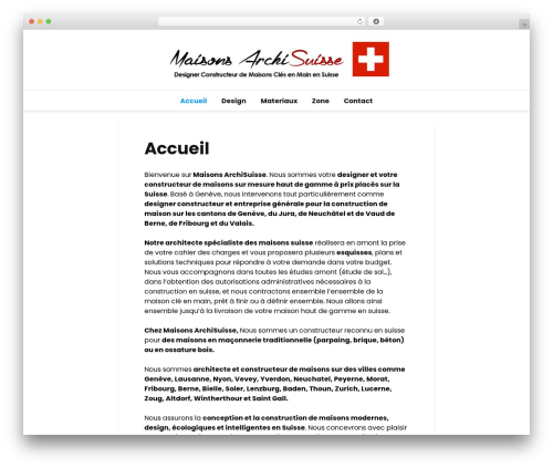 Gridlove WordPress theme - archisuisse.ch