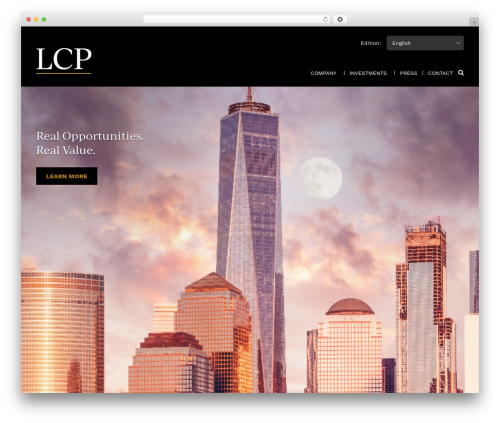 LCP WordPress website theme - lcpgroup.com