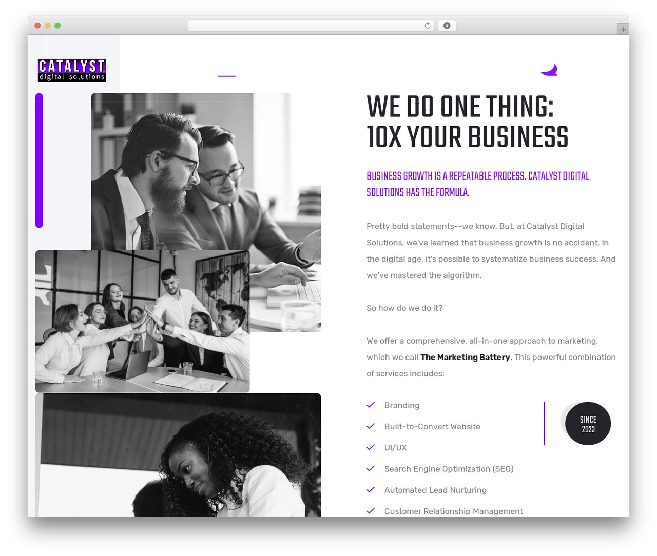 Linoor WordPress theme - catalyst-digital.solutions