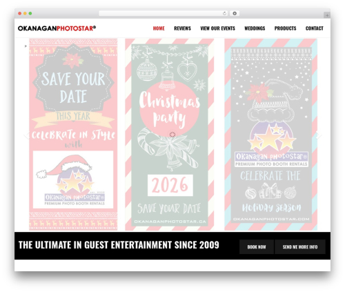 North best wedding WordPress theme - okanaganphotostar.ca