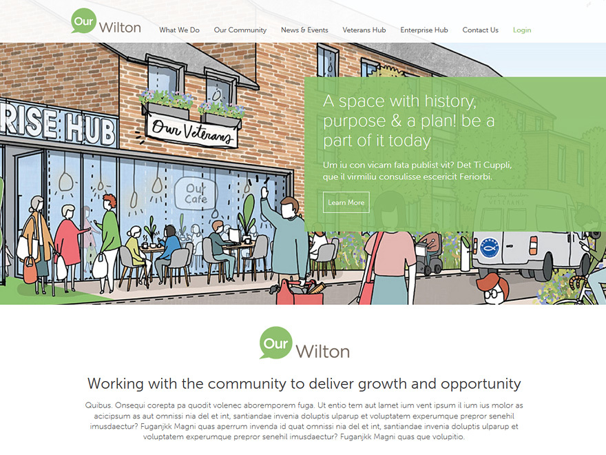 OUR WILTON WordPress theme