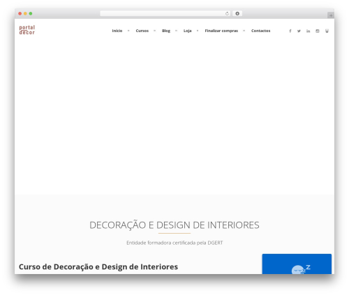 Patti top WordPress theme - cursodecoracaointeriores.pt